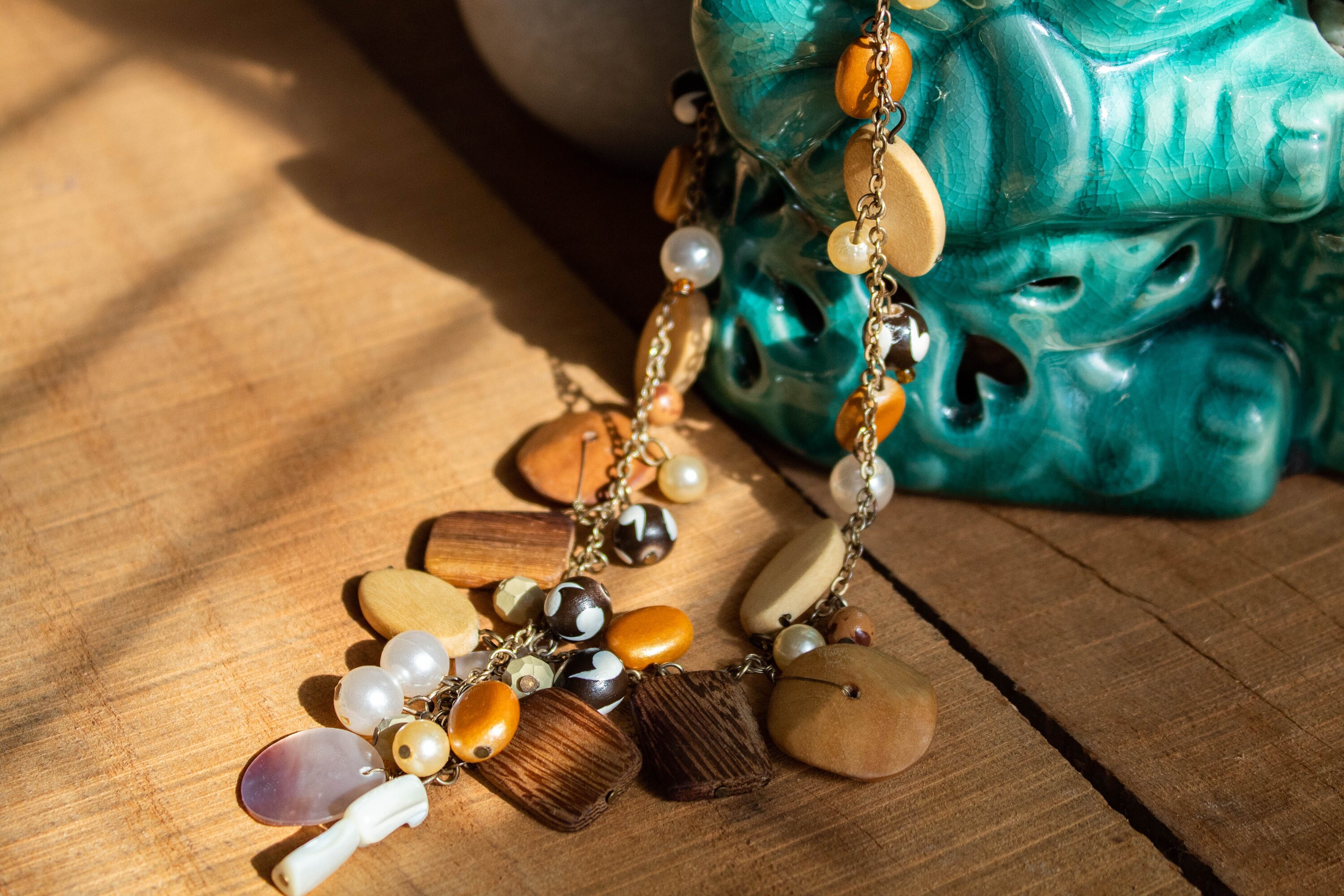 Wooden Charms Necklace