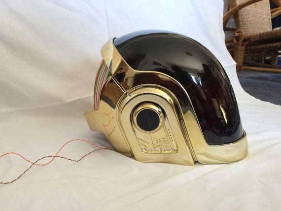 DP Dj Party 2017 Manuel Gold Chrome Helmet, Super high quality, Rare collectible, without LEDs