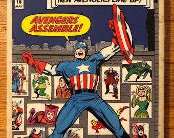 Tile Wall Art – Captain America, Avengers Assemble!