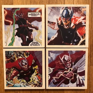 Set of 4 Stone Tile Coasters – Thor