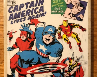 Tile Wall Art – Captain America