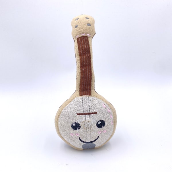 Banjo Plush Toy for Dogs or Cats