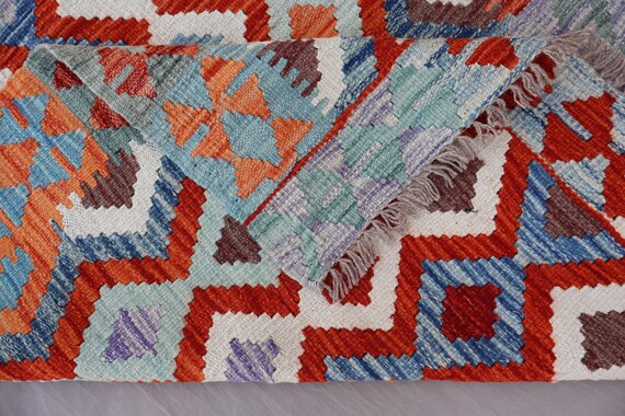 3'3x8'6フィートのランナーラグ、フラットウィーブキリムランナーラグ