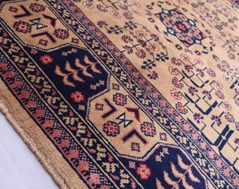 5x7 テラコッタラグ、アフガニスタンヴィンテージブハララグ