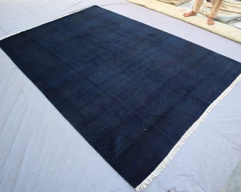 Vintage Rug, Turkish Rug, 7x10 Large Rugs, Oushak Rug, Rugs For