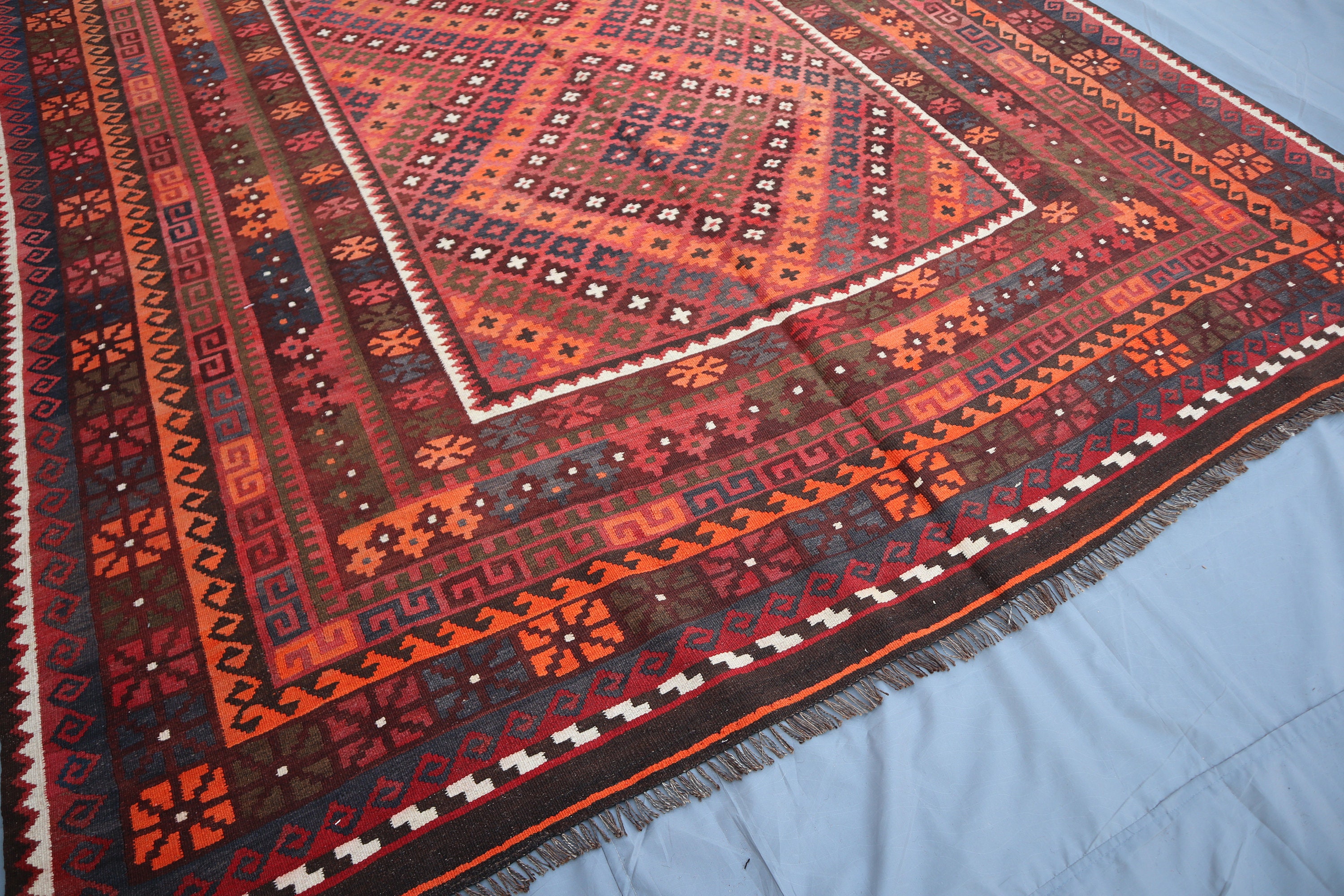 ラグ IDEE - Vintage Afghan  Tribal rug 4'3 x 6'7 Handmade vintage afghan tribal baluchi pictorial