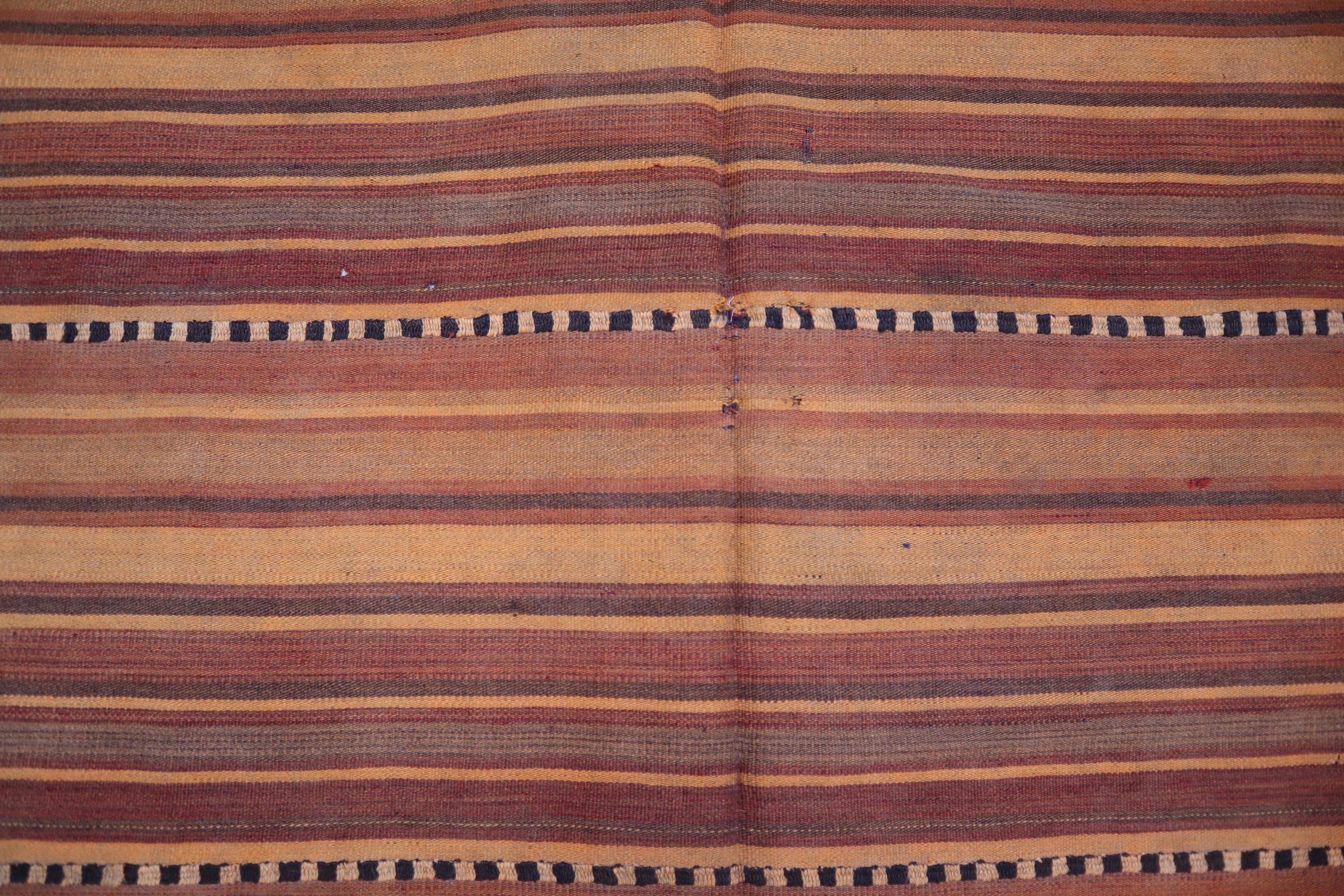 1940 年代アンティーク オレンジ レッド 5 x 7 フィート