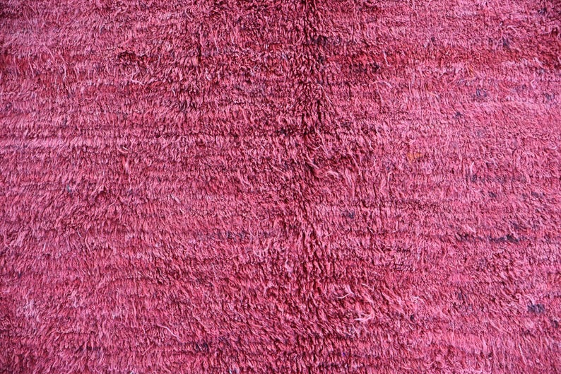 Red Square Rug Texture 6x6 Red Square Rug, Afghan Moroccan Style Hand Knotted Plush High Pile ...
