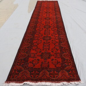 Red Bukhara Rug, Afghan Tribal Rug, Handmade Veg Dyes Wool Carpet ...