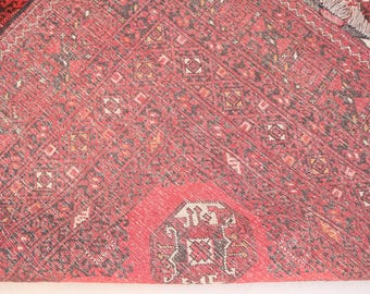 1960年代 アンティーク ラグ 6'6x9'7 フィート トルクメン テケ