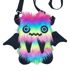Creepy the Yellow Floof Monster Friend Backpack/messenger Bag