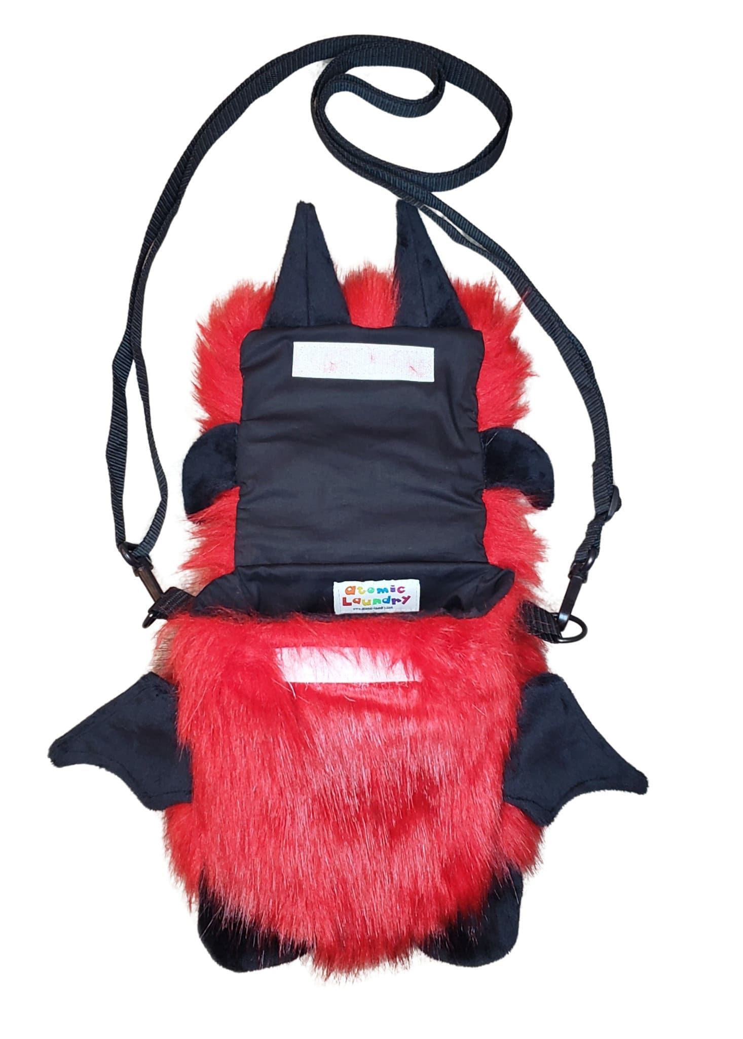 Spooky the Red Floof Monster Friend Backpack/messenger Bag/monster