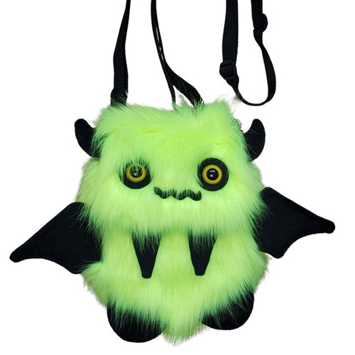 Creepy the Yellow Floof Monster Friend Backpack/messenger Bag
