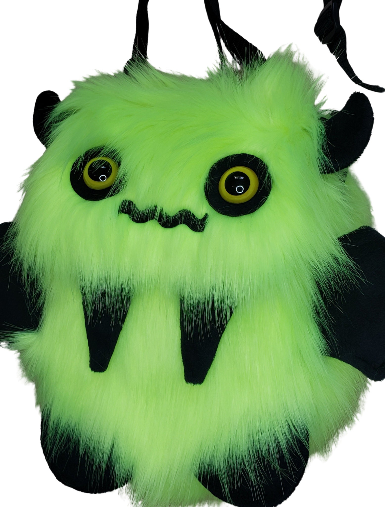 Creepy the Yellow Floof Monster Friend Backpack/messenger Bag