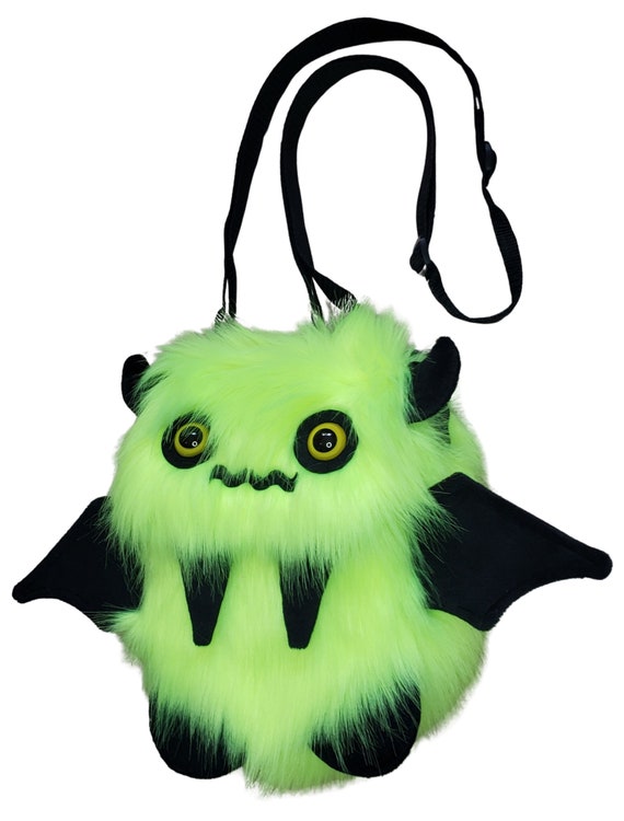 Creepy the Yellow Floof Monster Friend Backpack/messenger Bag