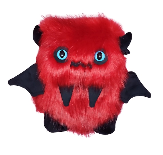 Spooky the Red Floof Monster Friend Backpack/messenger Bag/monster
