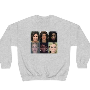 Echte huisvrouwen Bravo Gift Mugshots RHONY RHOA Vanderpump Summerhouse Bravoholic Unisex Crewneck Sweatshirt