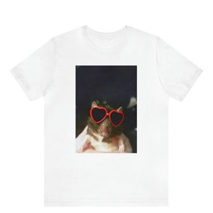 ラットガール おもしろかわいいラット ラットガール 夏 誕生日プレゼント ワークアウトTシャツ ファンシーラット ラタトゥイユ ラットガール 秋 ユニセックス ジャージ 半袖Tシャツ