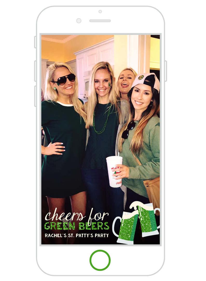 Patrick/'s Day Party Snapchat Filter Patty/'s Day Snapchat GeoFilter St Cheers for Green Beers St Saint Patrick/'s Day Snapchat GeoFilter