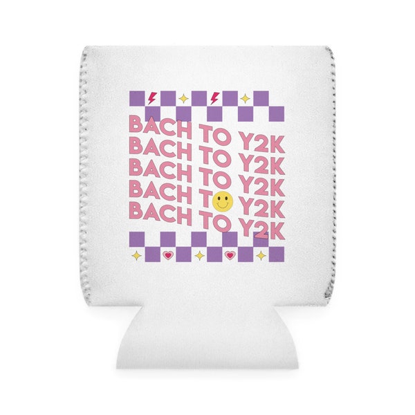 Bach to Y2K 00's 90's Retro Neon Delia's Juicy Austin Scottsdale Bachelorette Bride Bridesmaids Gifts Koozies Can Cooler Sleeve