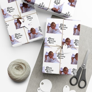 Bravo Happy Birthday Queen Sonja Morgan RHONY Real Housewives Funny Custom Bravo Gift Bravoholic Gift Wrap Paper