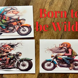 Carte "Born to be Wild" (set di 7 carte)