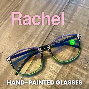 Rachel Hand-painted glasses