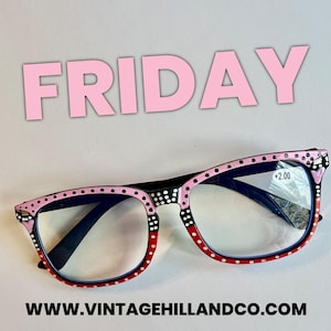 Friday Hand-painted glasses