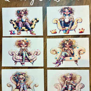 Zestaw kart Quirky Women ( 7 )