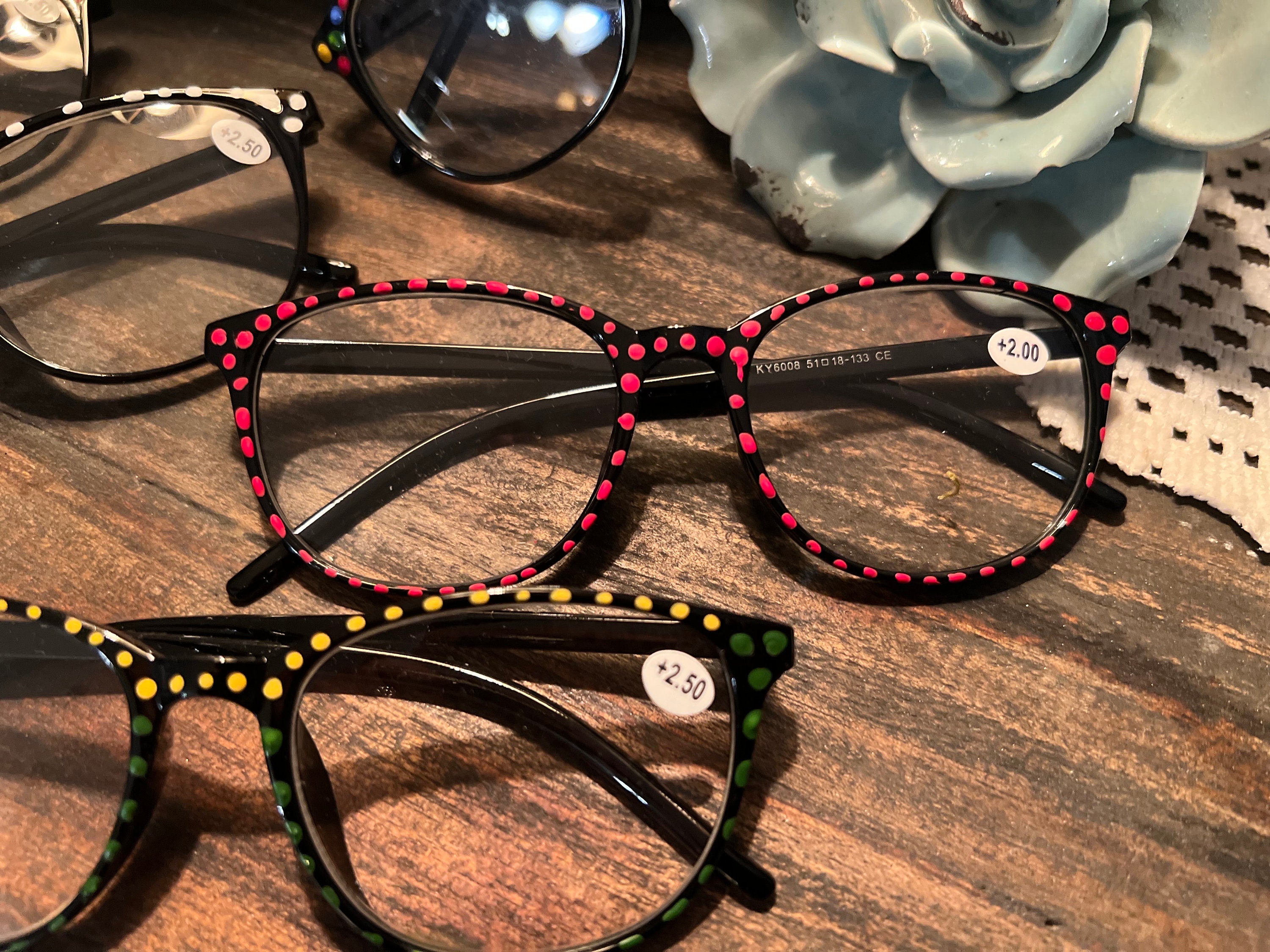 Hand Painted Reading Glasses - Etsy