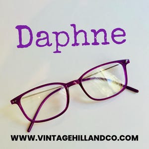 Daphne Purple Reading glasses