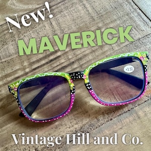 Maverick Hand-painted glasses
