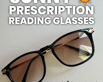 Sunny Prescription Reader Sunglasses custom painted