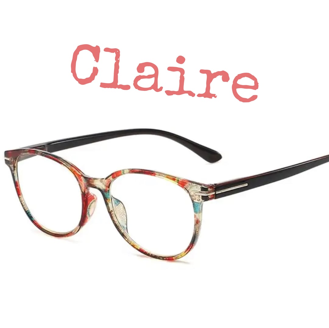 Claire Reading Glasses Etsy