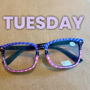Tuesday Hand-painted glasses