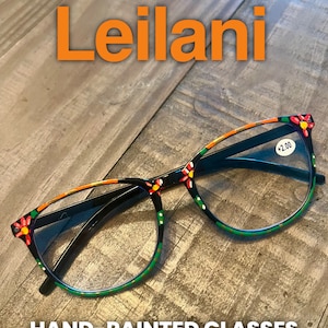 Leilani Hand-painted glasses
