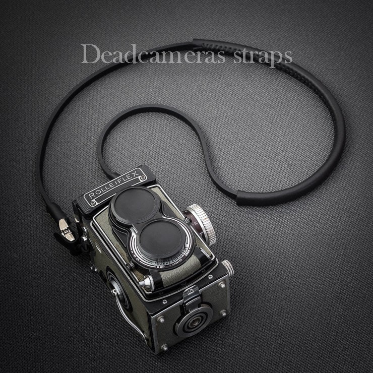Rolleiflex TLRカメラ用レザーストラップ - Etsy 日本