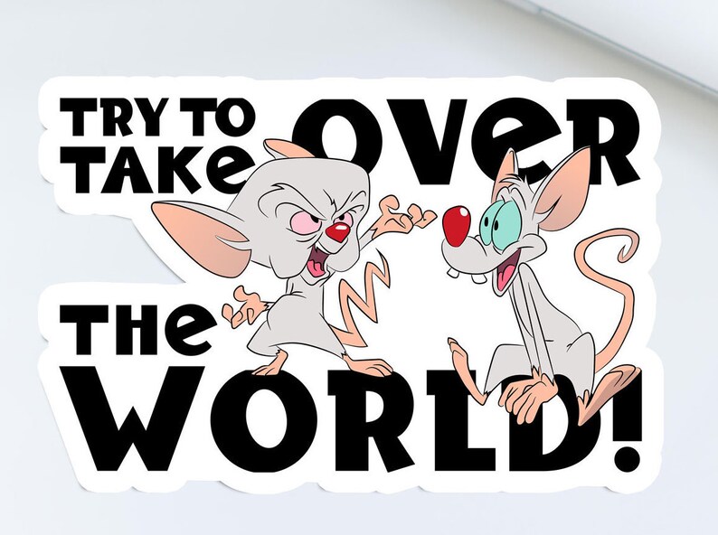 Pinkey Pay Pinky & The Brain Animaniacs Stickers, Animación, dibujos animados ...