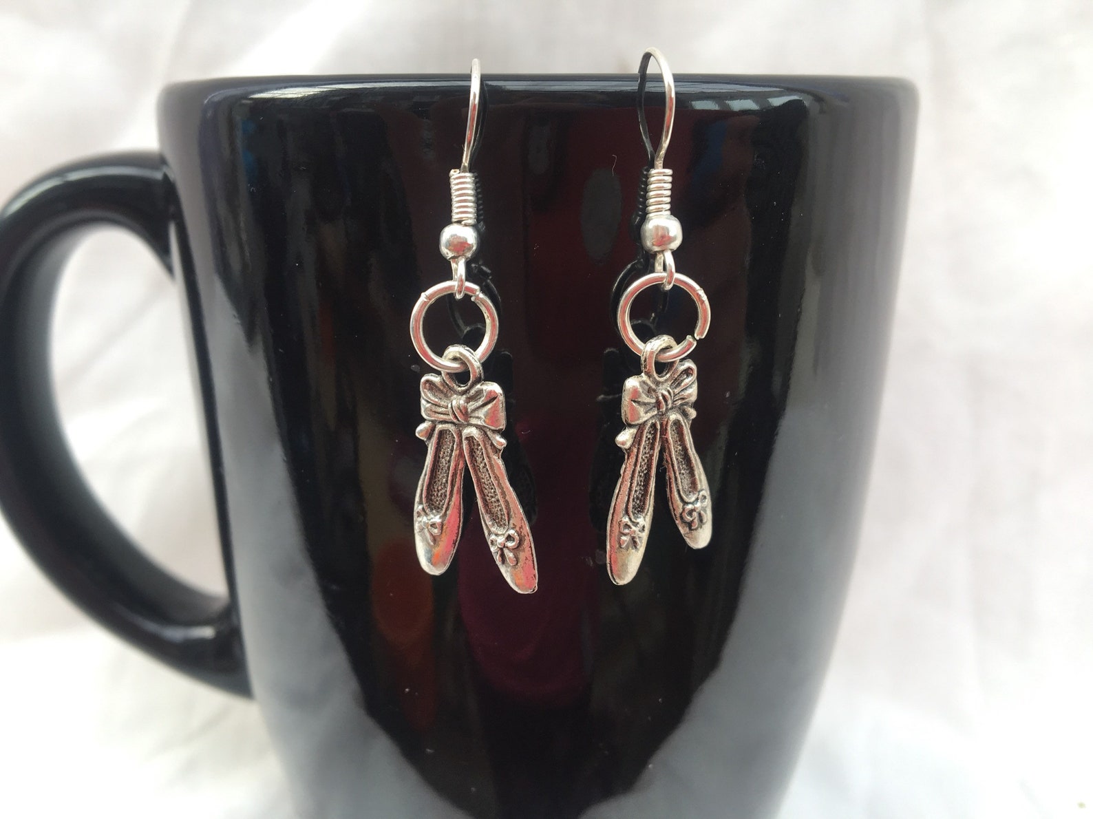 ballet shoes earrings