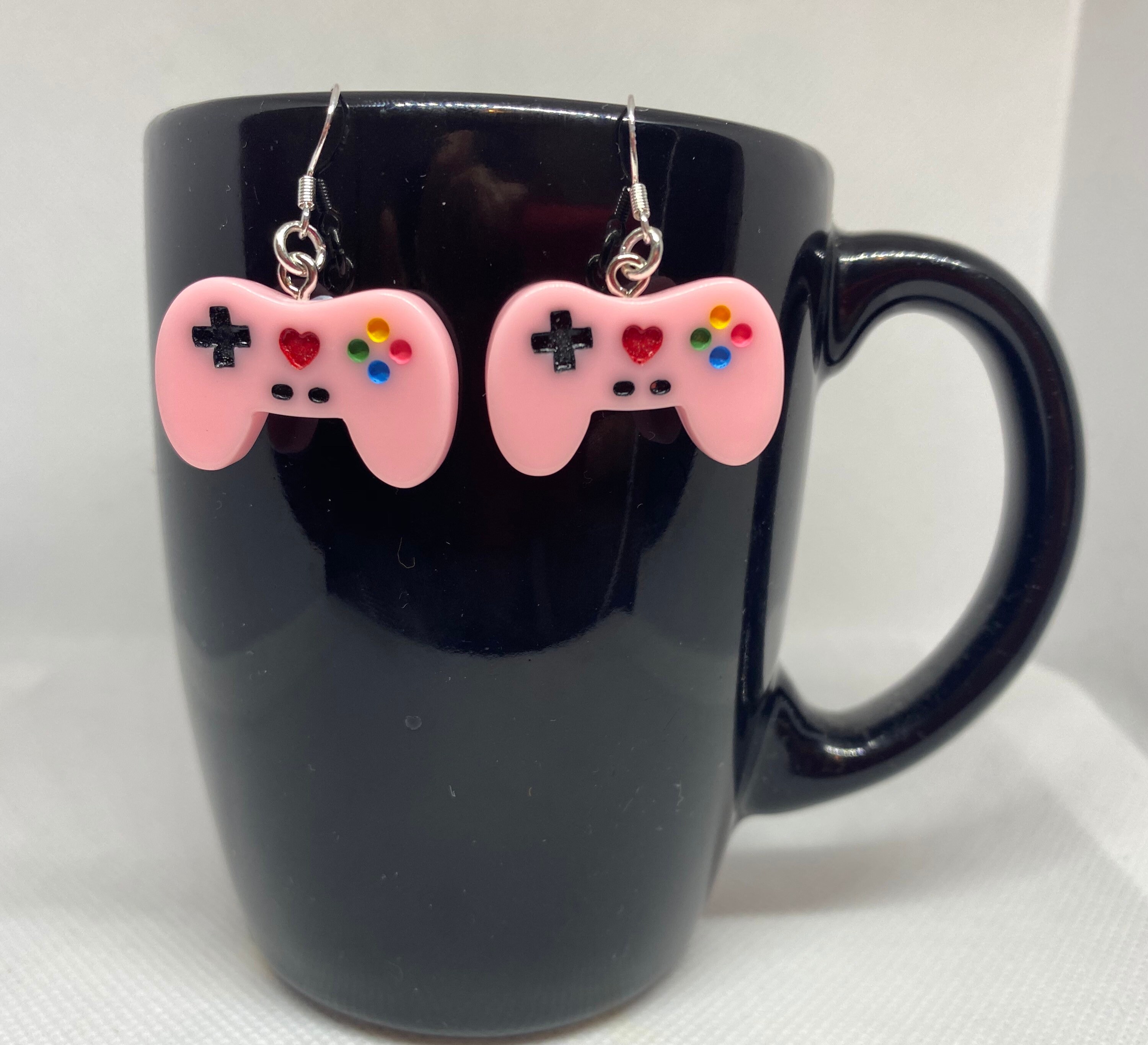 Game Controller Earrings on Sterling Silver Hooks Etsy