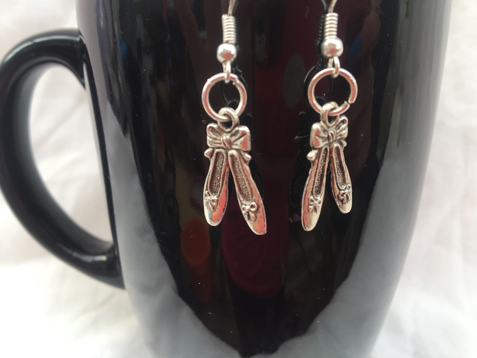 ballet shoes earrings
