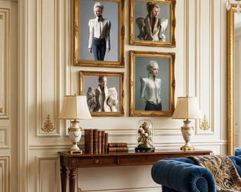 Couture Fashion Art Print Set, Luxury Editorial Style Decor, Fashion Prints (Digital Download)