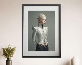 Fashion Poster, Baroque Mood Printable Print - Instant Download