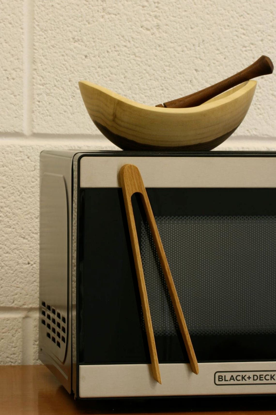 Wooden toaster tongs with handcrafted in cherry wood. Etsy