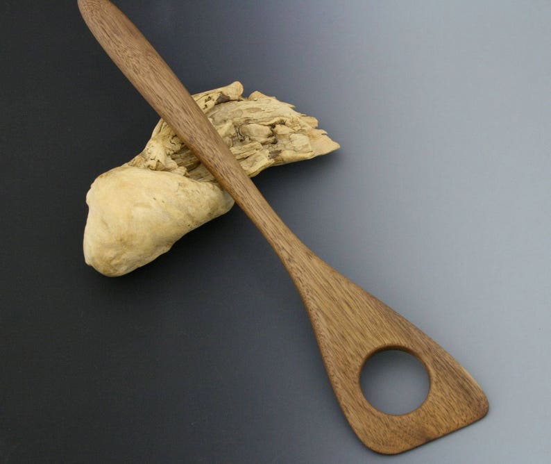 Black Walnut Risotto/Stirring Spoon. Handmade Wood Utensil. Etsy