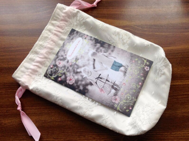 Money Bag for Wedding Day Dollar Dance Bridal Dance Satin Drawstring