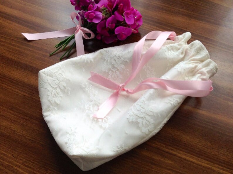Money Bag for Wedding Day Dollar Dance Bridal Dance Satin Drawstring
