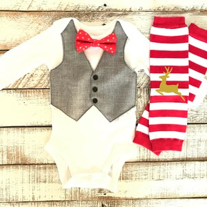 baby boy christmas vest