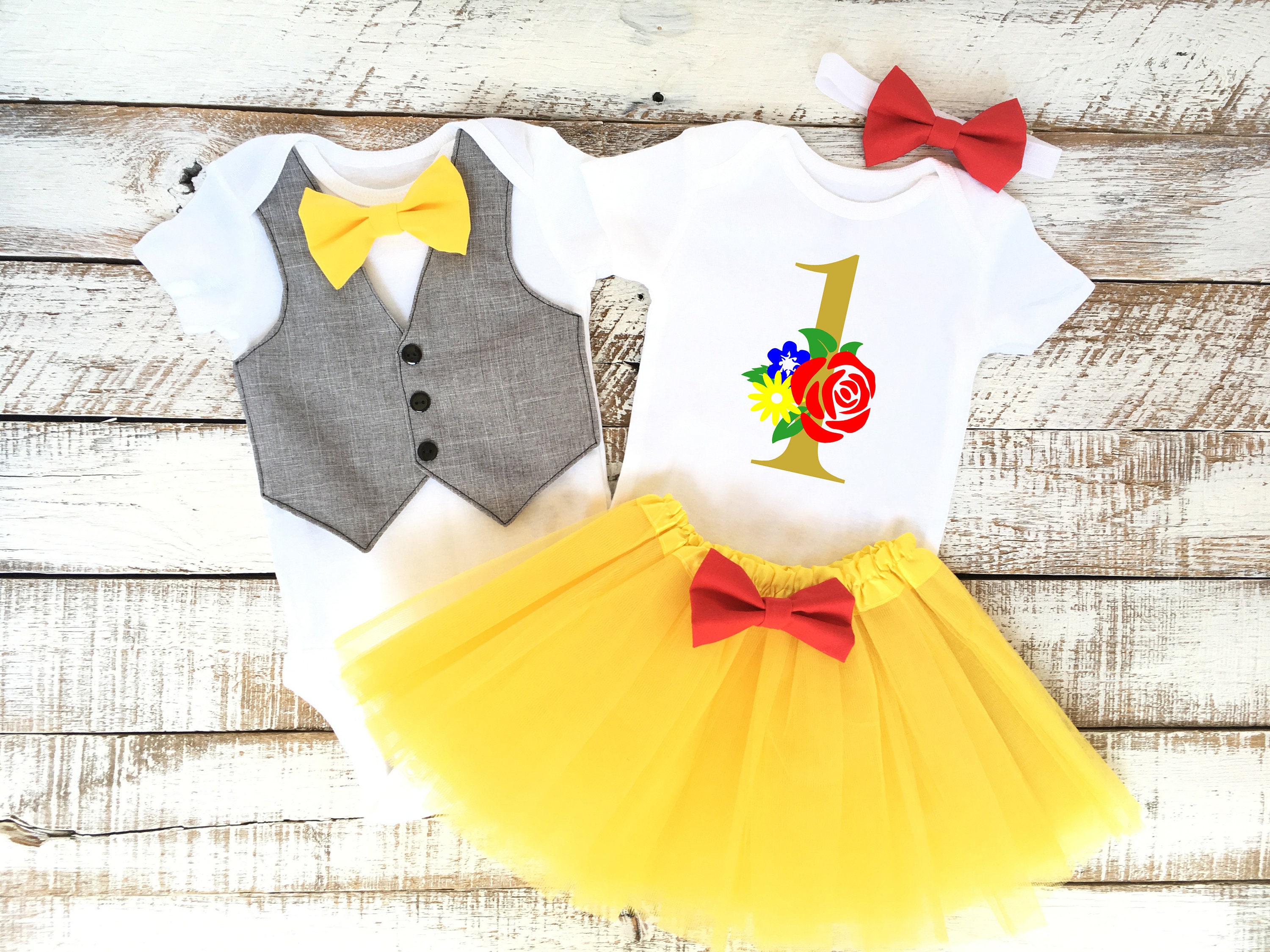 belle first birthday outfit