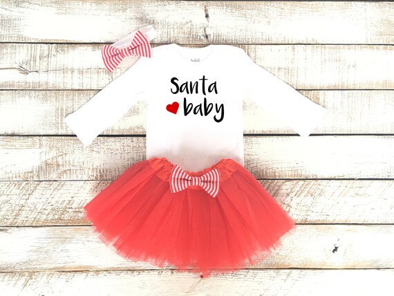 etsy baby girl christmas outfits